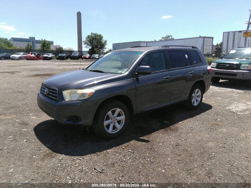 2008 Toyota Highlander VIN: JTEES41A882004257 Lot: 39539579