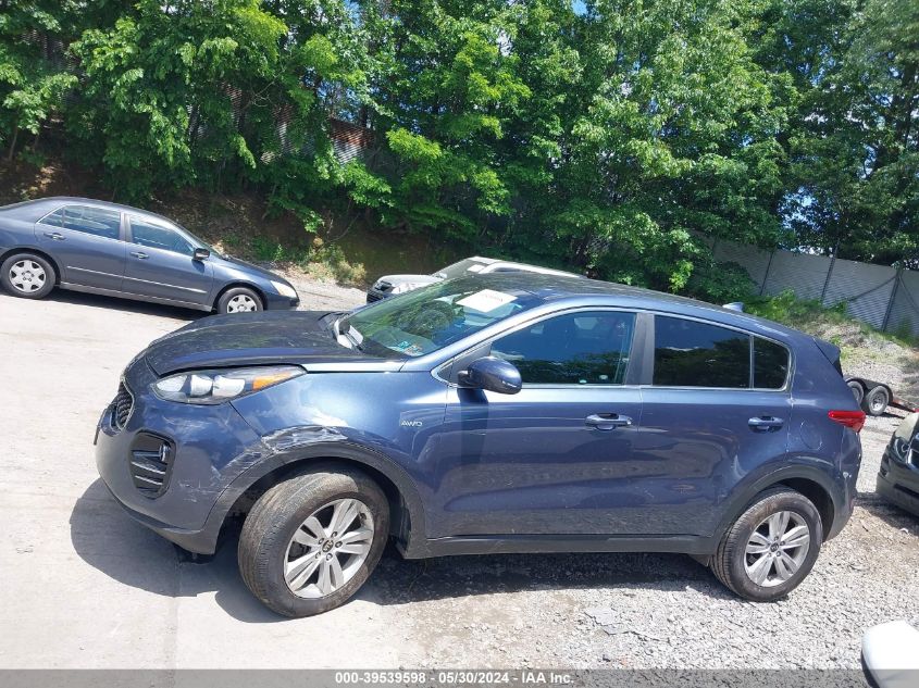 2018 Kia Sportage Lx VIN: KNDPMCAC9J7358932 Lot: 39539598