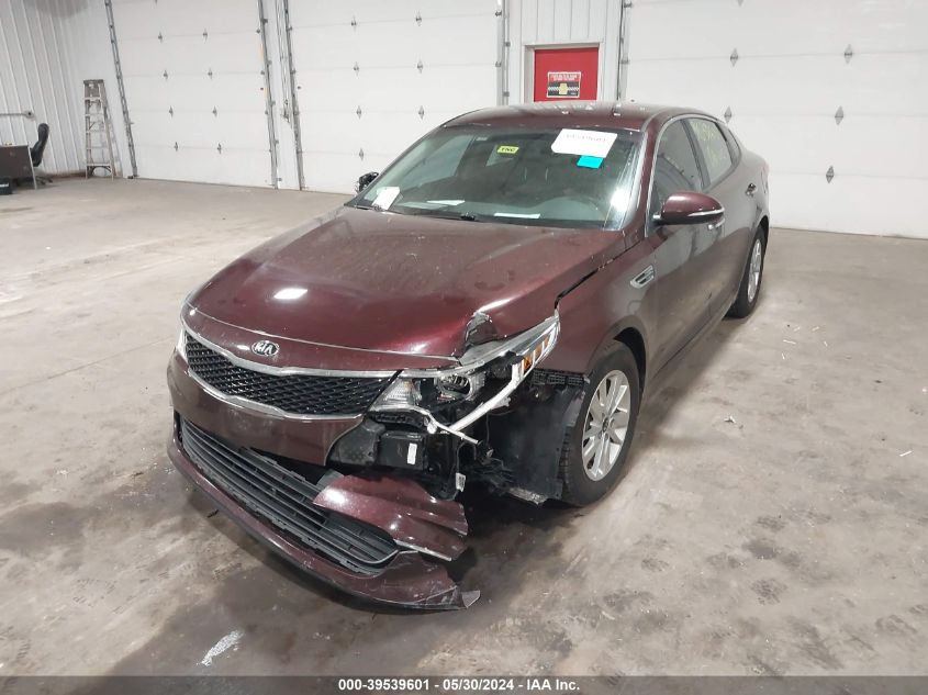 2018 Kia Optima Lx VIN: 5XXGT4L36JG184928 Lot: 39539601