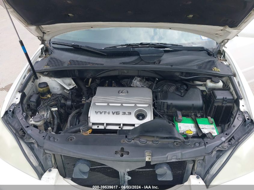 2004 Lexus Rx 330 VIN: JTJGA31U540026739 Lot: 39539617