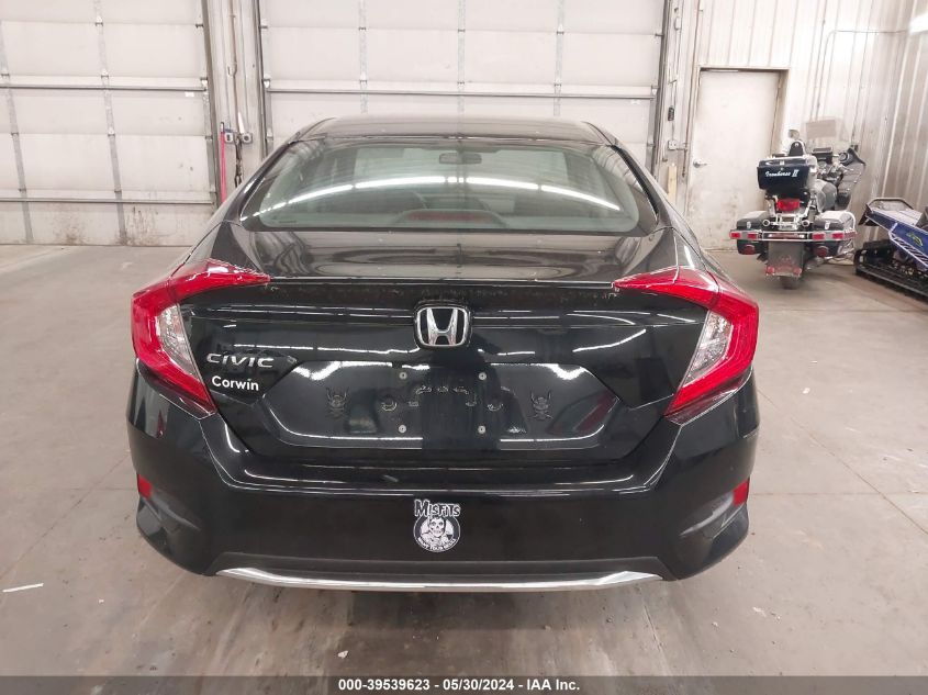 2020 Honda Civic Lx VIN: 19XFC2F63LE205817 Lot: 39539623