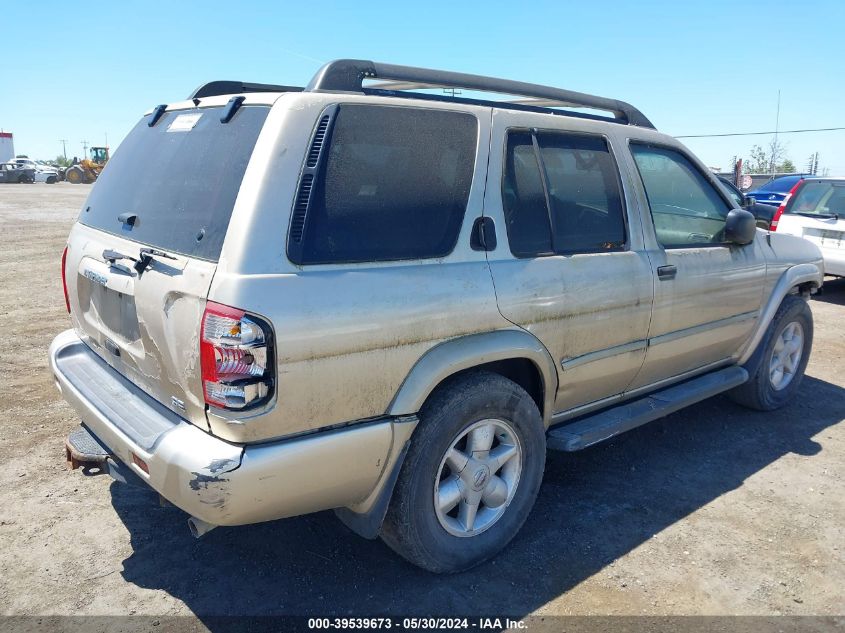 2002 Nissan Pathfinder Se VIN: JN8DR09X02W653133 Lot: 39539673