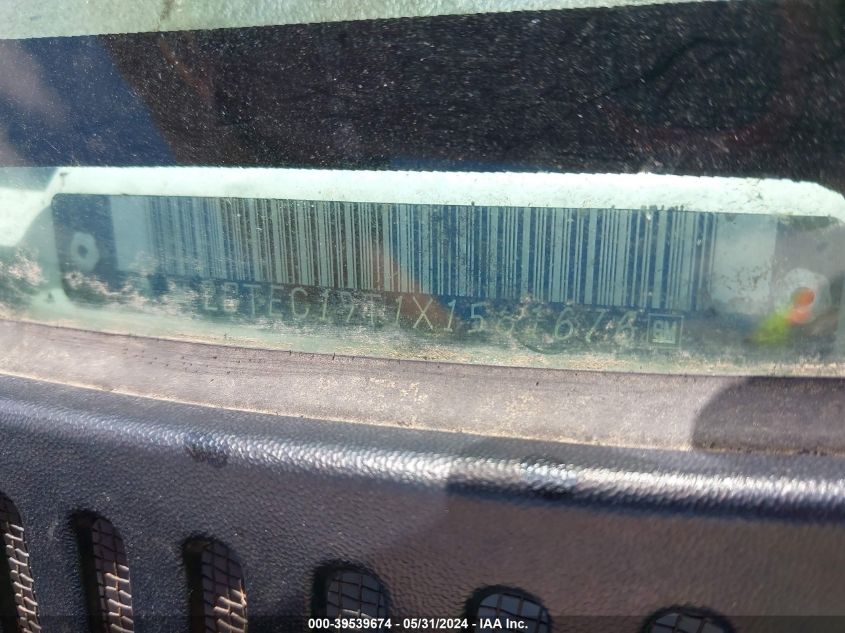 1999 GMC Sierra 1500 Sle VIN: 2GTEC19T1X1561676 Lot: 39539674