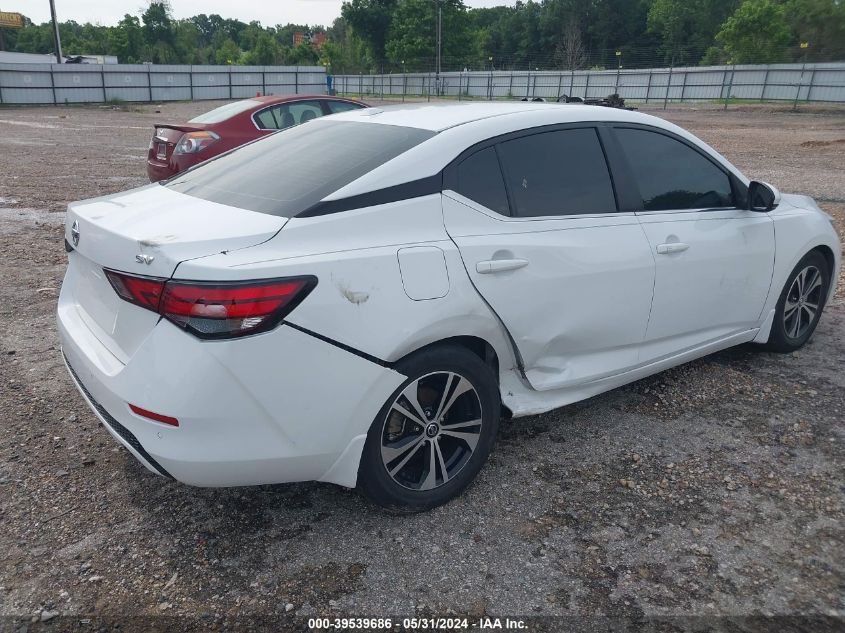 2020 Nissan Sentra Sv Xtronic Cvt VIN: 3N1AB8CV8LY246750 Lot: 39539686