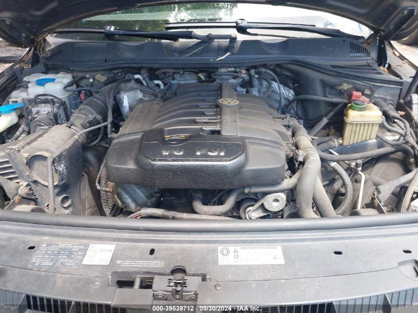 2011 Volkswagen Touareg Vr6 Lux VIN: WVGFF9BP4BD002932 Lot: 39539712