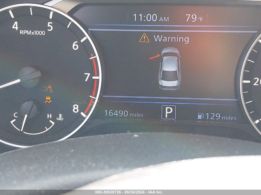 2022 Nissan Altima Sr Fwd VIN: 1N4BL4CV9NN371074 Lot: 39539726