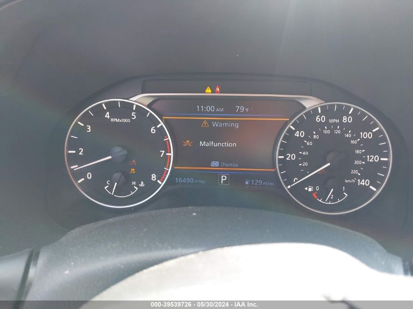 2022 Nissan Altima Sr Fwd VIN: 1N4BL4CV9NN371074 Lot: 39539726