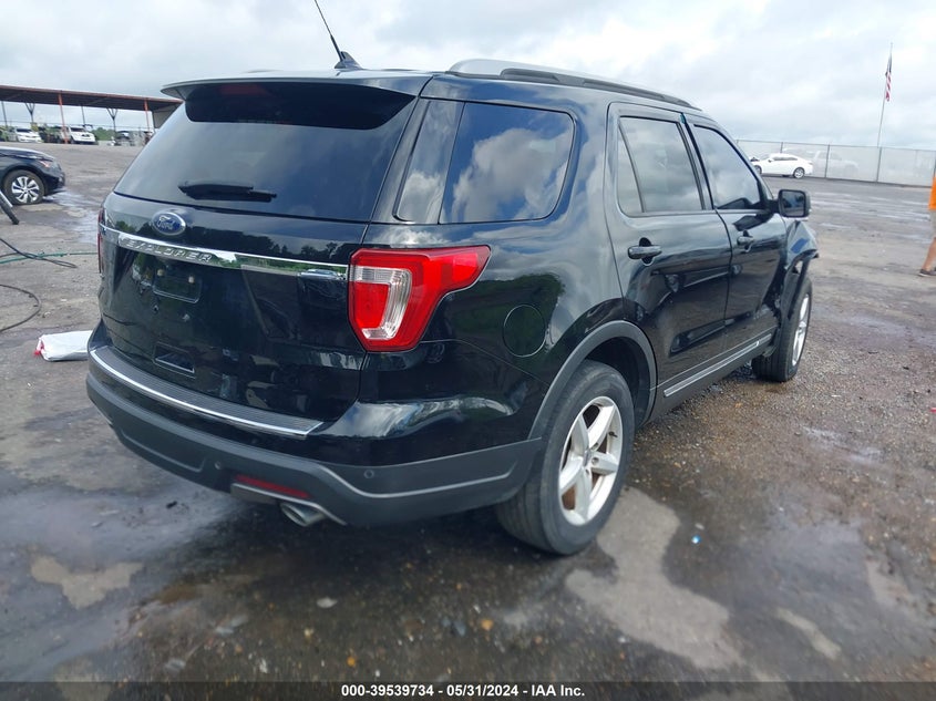 VIN 1FM5K7D85JGA58926 2018 FORD EXPLORER XLT
