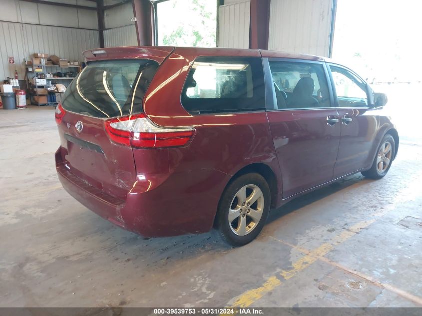 2015 Toyota Sienna L 7 Passenger VIN: 5TDZK3DC0FS608372 Lot: 39539753