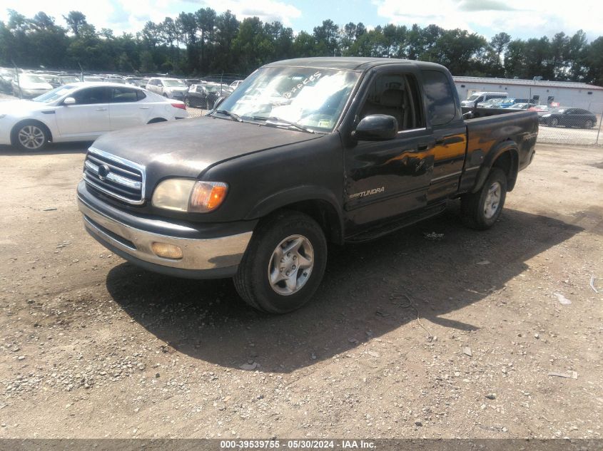 2000 Toyota Tundra Ltd V8 VIN: 5TBBT4816YS093628 Lot: 39539755