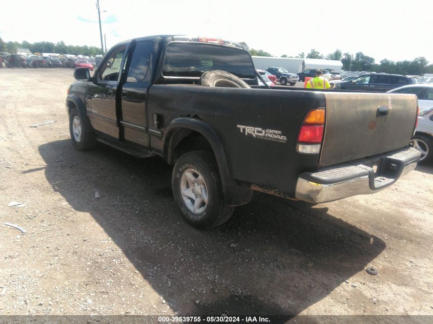 2000 Toyota Tundra Ltd V8 VIN: 5TBBT4816YS093628 Lot: 39539755