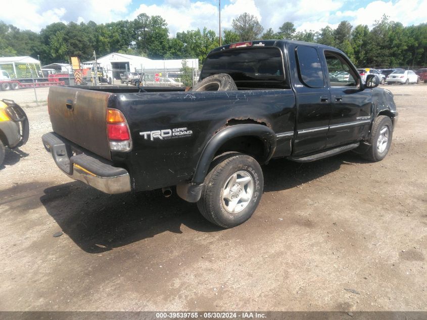 2000 Toyota Tundra Ltd V8 VIN: 5TBBT4816YS093628 Lot: 39539755