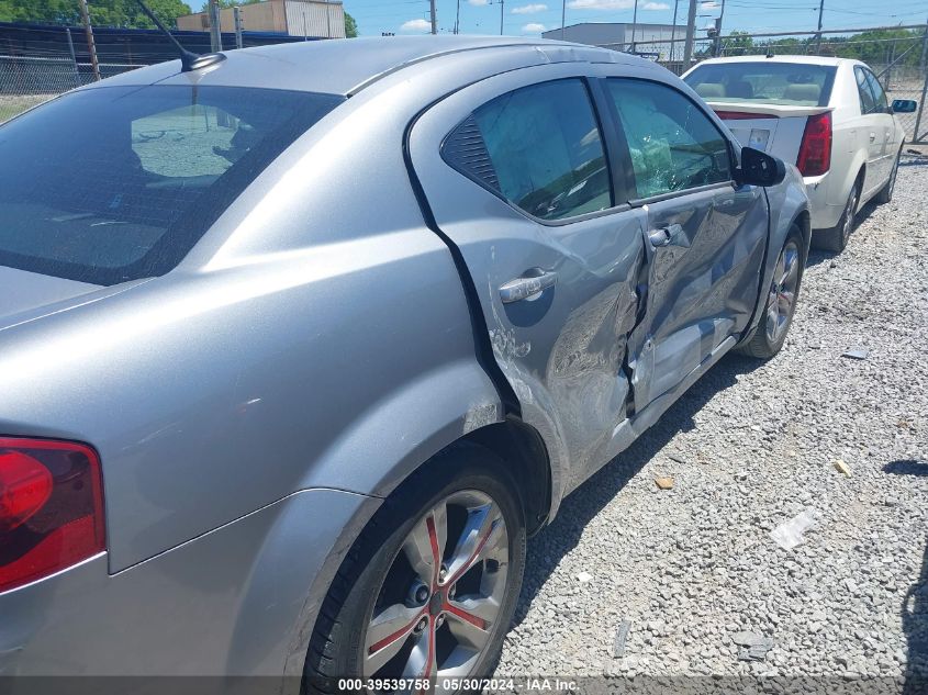 2013 Dodge Avenger Se VIN: 1C3CDZABXDN565665 Lot: 39539758