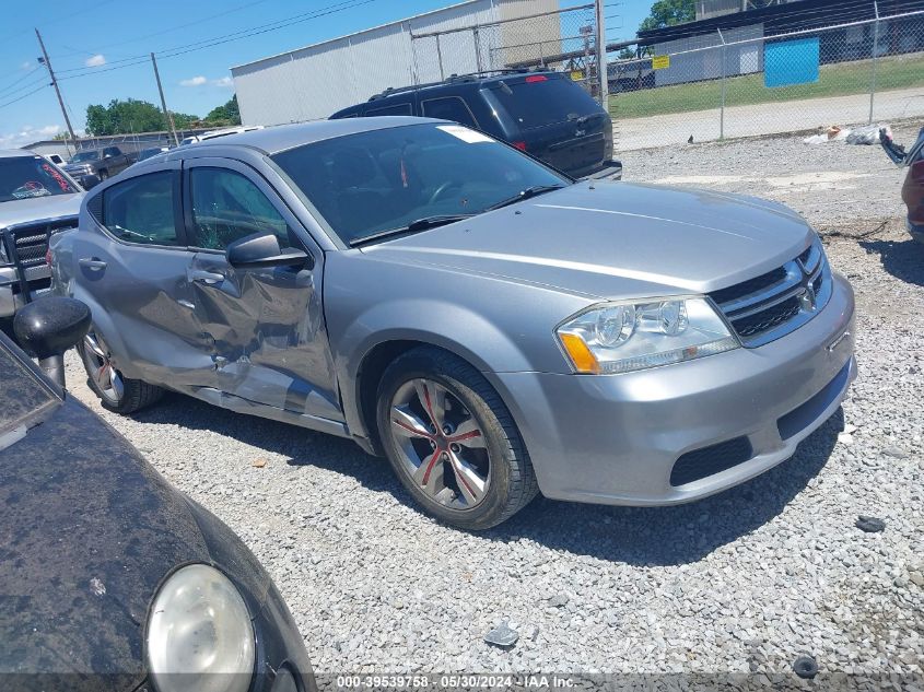 2013 Dodge Avenger Se VIN: 1C3CDZABXDN565665 Lot: 39539758