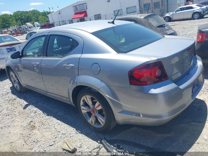 2013 Dodge Avenger Se VIN: 1C3CDZABXDN565665 Lot: 39539758