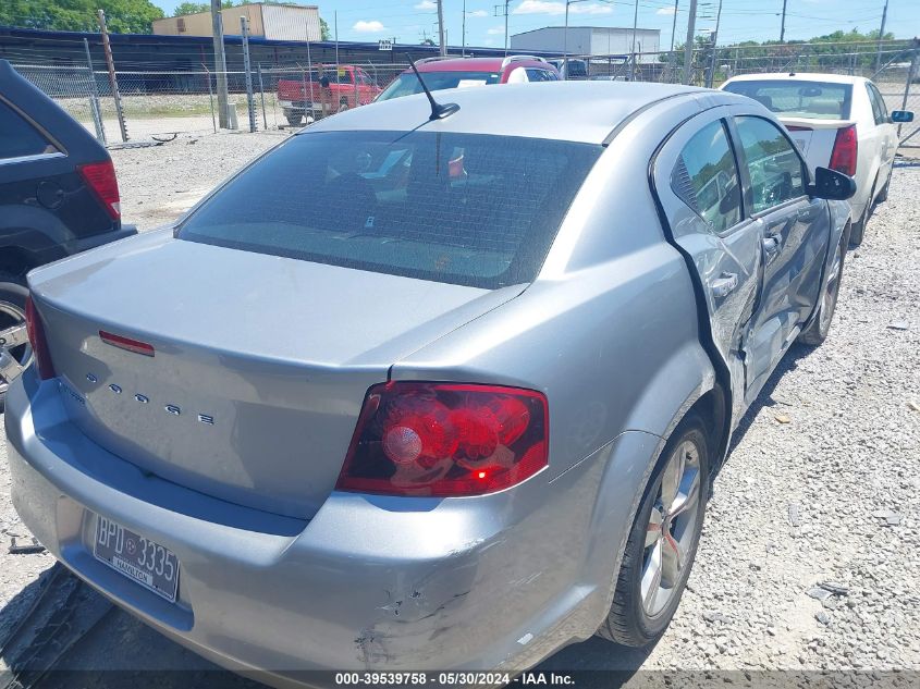 2013 Dodge Avenger Se VIN: 1C3CDZABXDN565665 Lot: 39539758