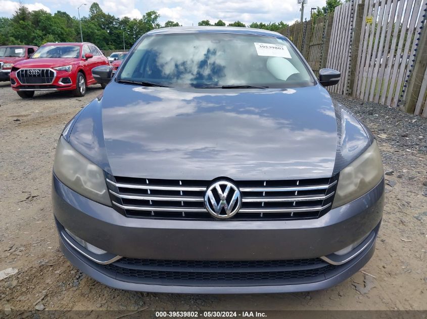 2013 Volkswagen Passat 2.0L Tdi Sel Premium VIN: 1VWCN7A38DC149175 Lot: 39539802