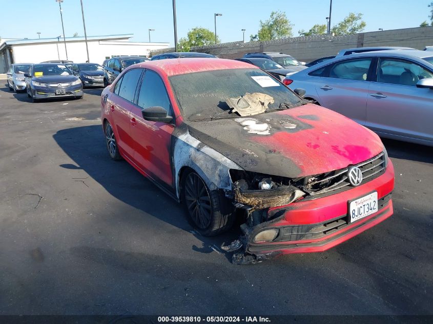 2016 Volkswagen Jetta Sport VIN: 3VWD17AJXGM236173 Lot: 39539810