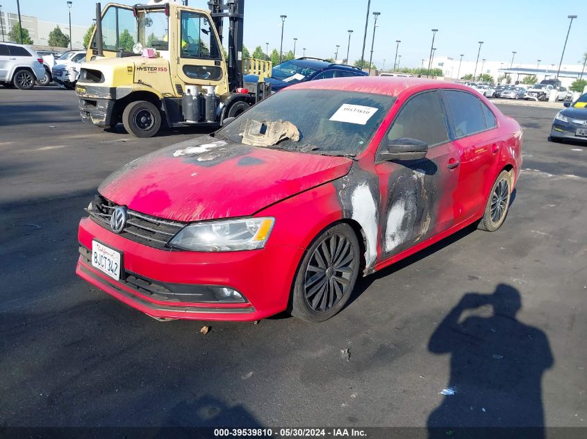 2016 Volkswagen Jetta Sport VIN: 3VWD17AJXGM236173 Lot: 39539810