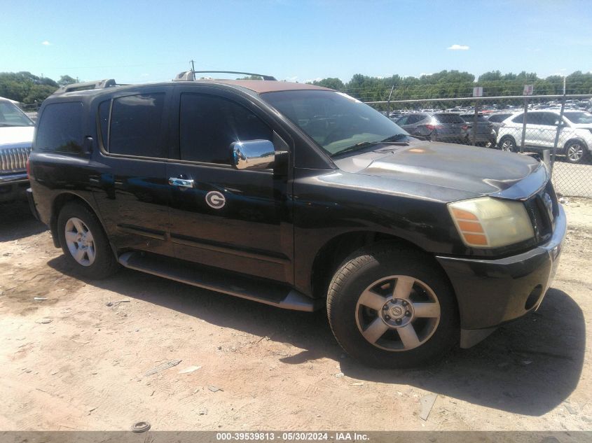 2004 Nissan Pathfinder Armada Se VIN: 5N1AA08A44N729783 Lot: 39539813