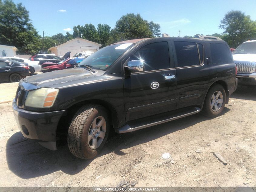 2004 Nissan Pathfinder Armada Se VIN: 5N1AA08A44N729783 Lot: 39539813