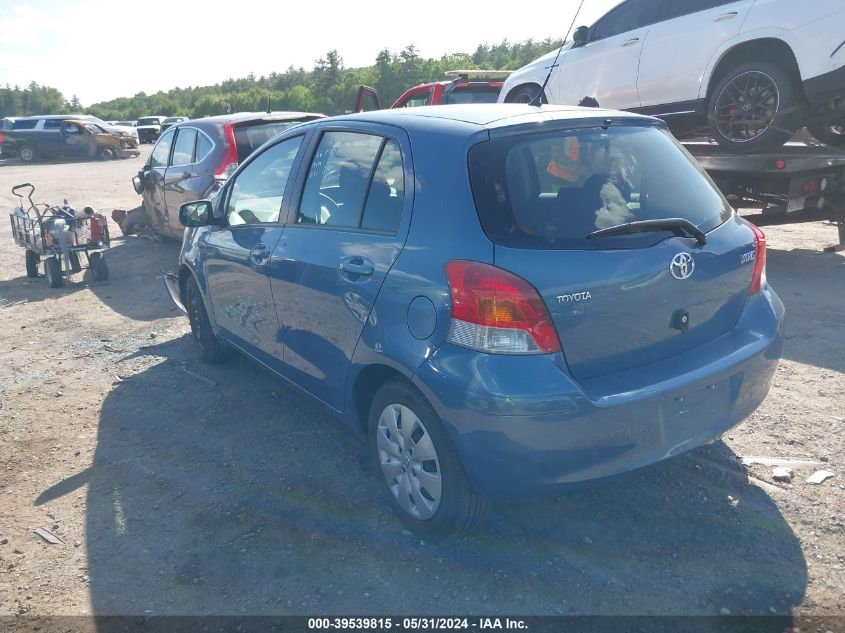 2009 Toyota Yaris VIN: JTDKT903295250371 Lot: 39539815