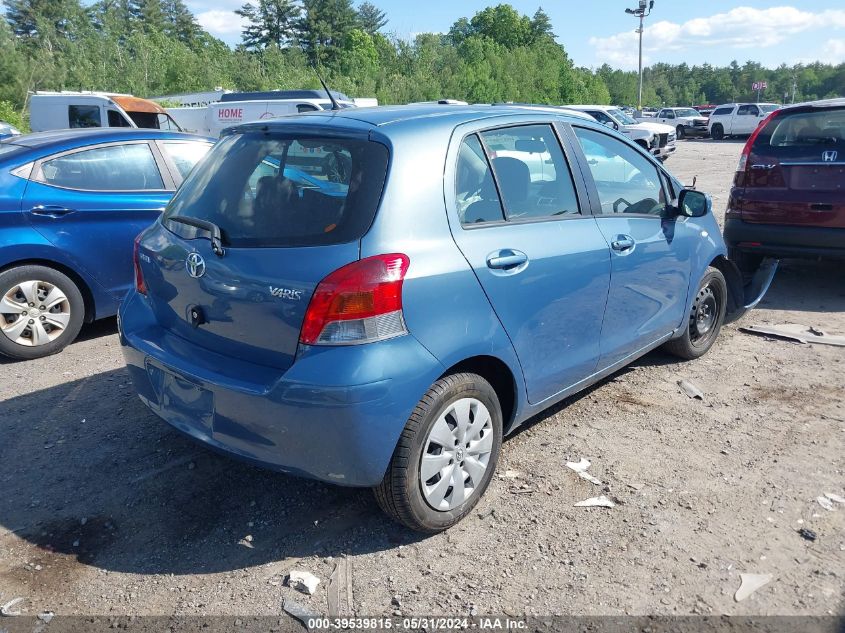 2009 Toyota Yaris VIN: JTDKT903295250371 Lot: 39539815