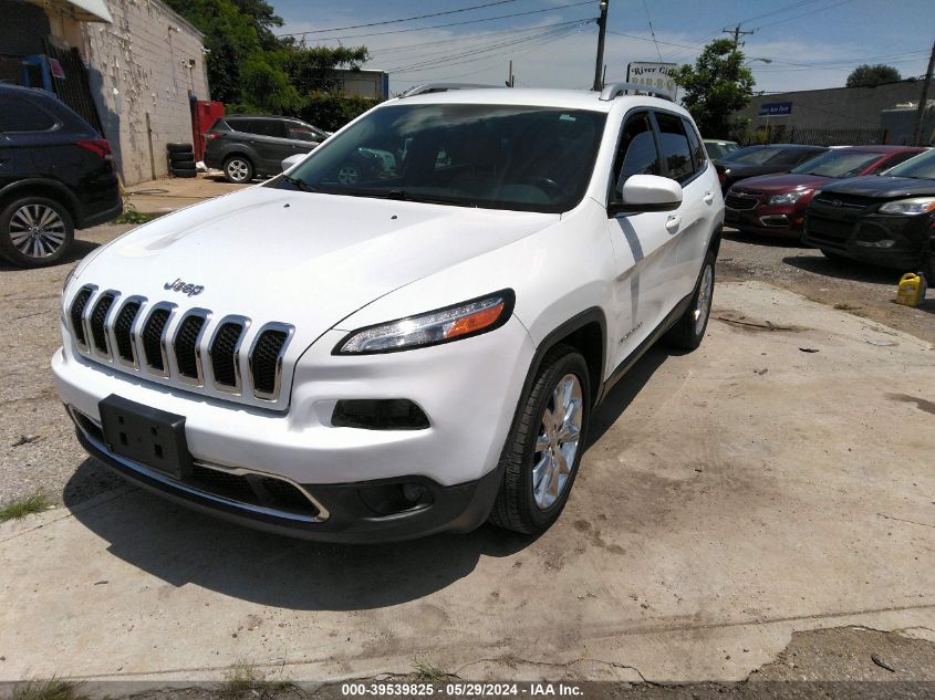 2016 Jeep Cherokee Limited VIN: 1C4PJLDB2GW370611 Lot: 39539825