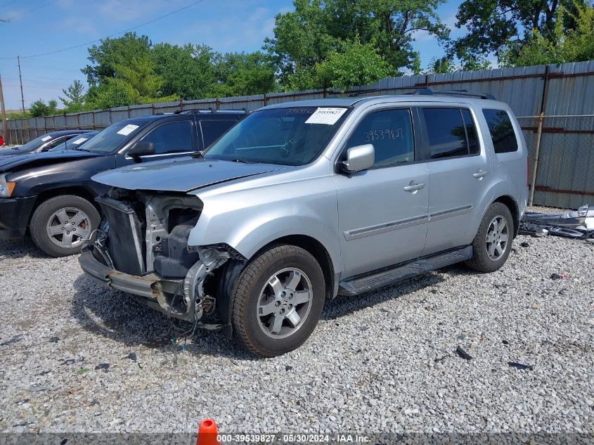 2010 Honda Pilot Touring VIN: 5FNYF4H96AB026360 Lot: 39539827