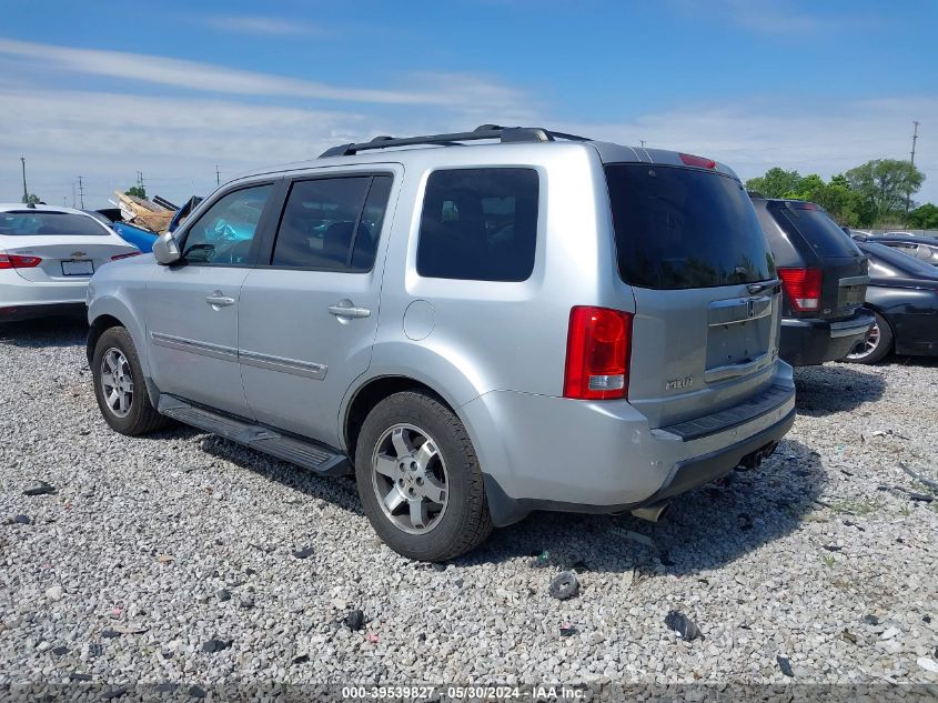 2010 Honda Pilot Touring VIN: 5FNYF4H96AB026360 Lot: 39539827