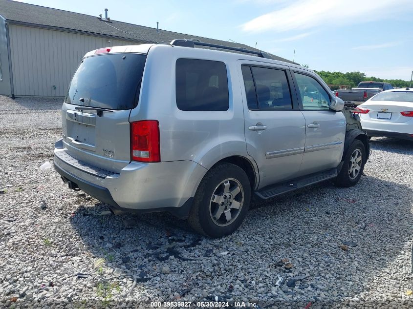 2010 Honda Pilot Touring VIN: 5FNYF4H96AB026360 Lot: 39539827