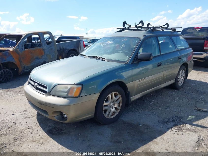 2000 Subaru Outback VIN: 4S3BH6650Y6641245 Lot: 39539834