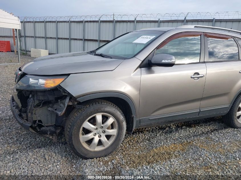 2013 Kia Sorento Lx VIN: 5XYKT4A60DG326844 Lot: 39539836