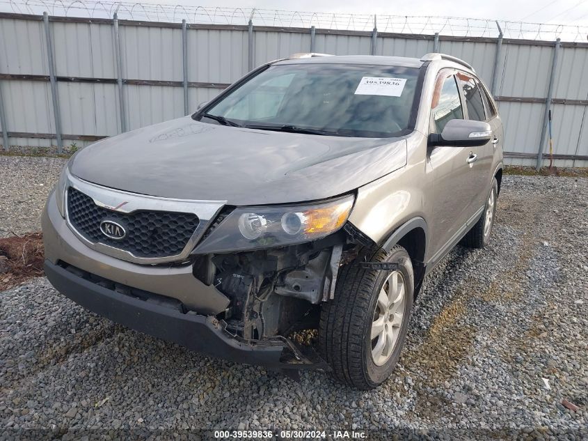 2013 Kia Sorento Lx VIN: 5XYKT4A60DG326844 Lot: 39539836