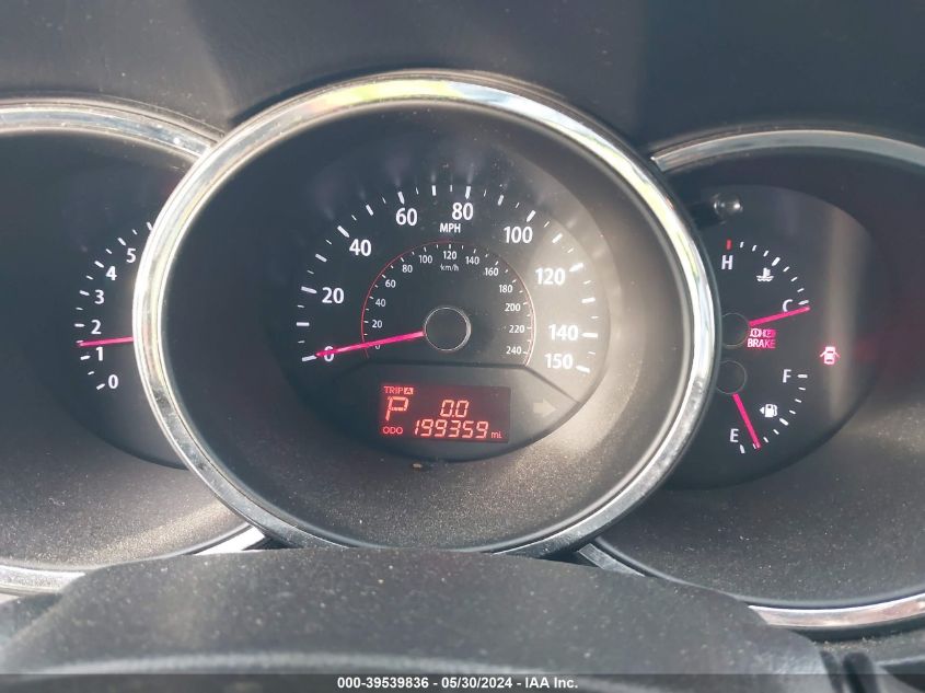 2013 Kia Sorento Lx VIN: 5XYKT4A60DG326844 Lot: 39539836