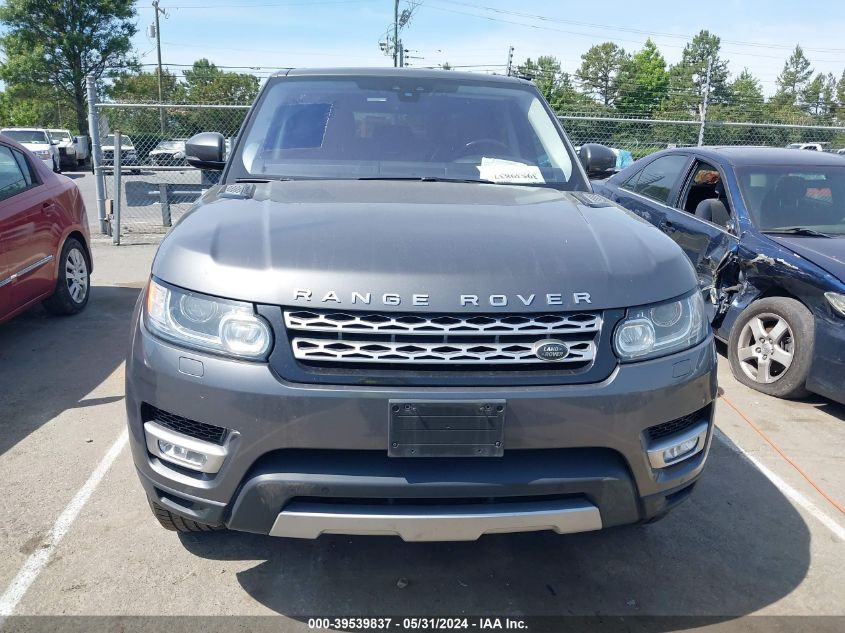 2017 Land Rover Range Rover Sport 3.0L V6 Supercharged Hse VIN: SALWR2FV2HA670887 Lot: 39539837