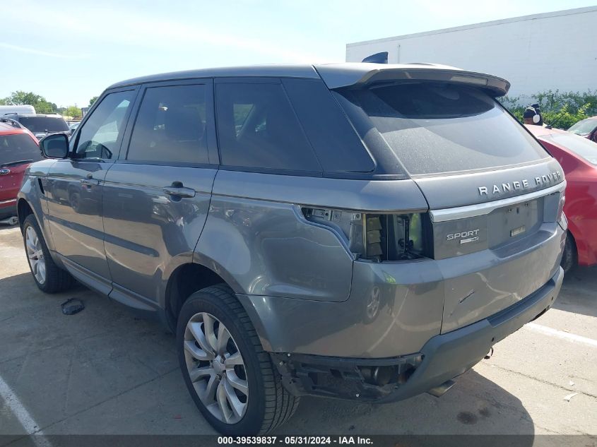 2017 Land Rover Range Rover Sport 3.0L V6 Supercharged Hse VIN: SALWR2FV2HA670887 Lot: 39539837