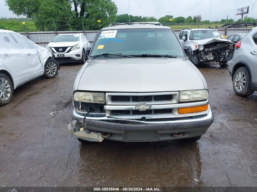 2001 Chevrolet Blazer Lt VIN: 1GNDT13WX1K195164 Lot: 39539846