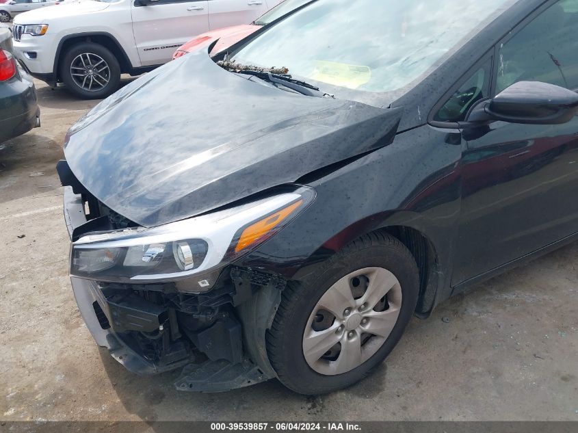 2018 Kia Forte Lx VIN: 3KPFL4A79JE248860 Lot: 39539857