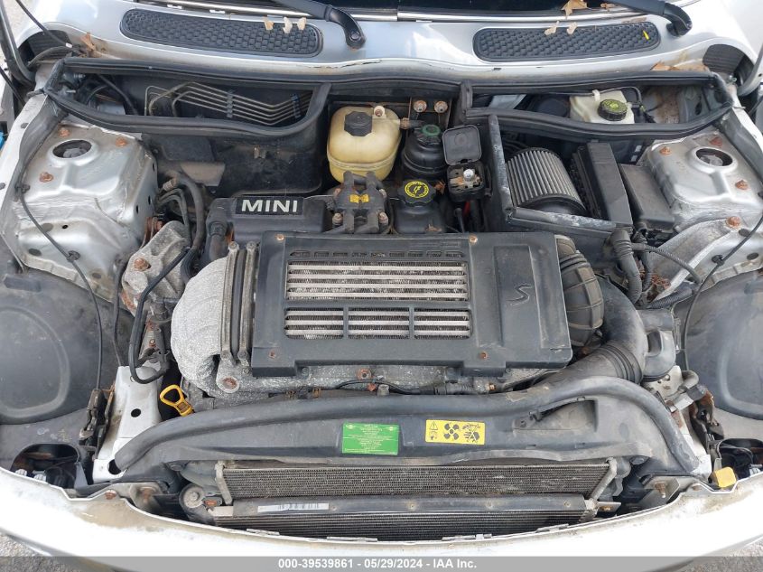 2006 Mini Cooper S VIN: WMWRE33526TN29536 Lot: 39539861