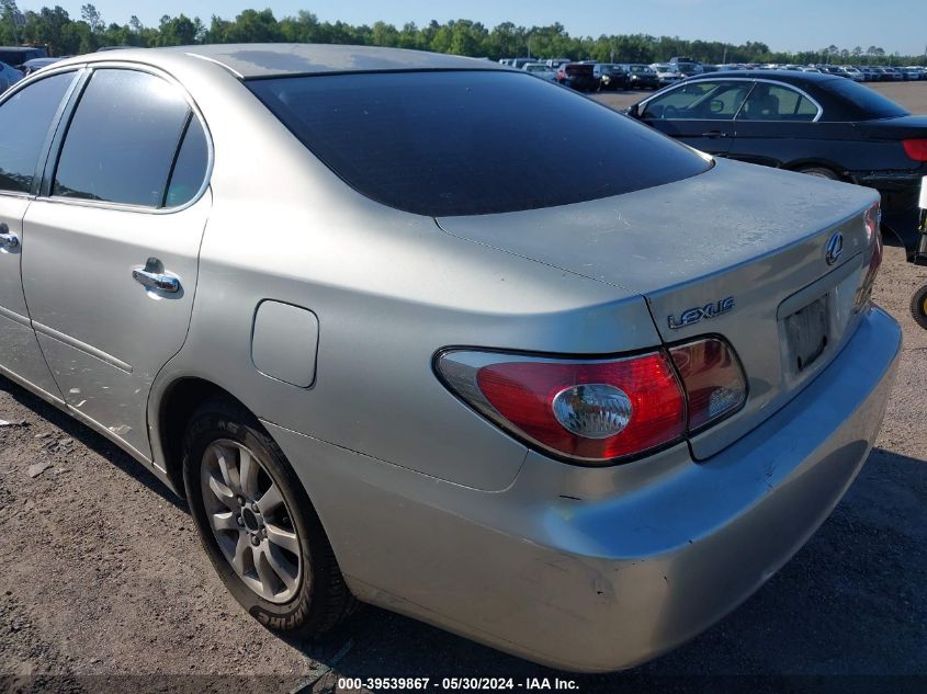 2003 Lexus Es 300 VIN: JTHBF30G536006222 Lot: 39539867
