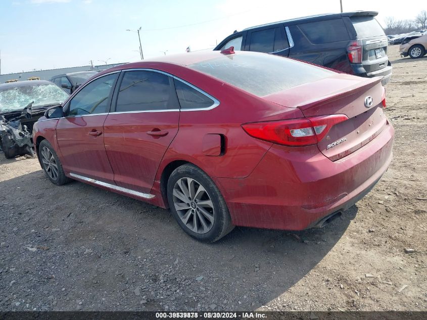 2015 Hyundai Sonata Sport VIN: 5NPE34AF2FH124483 Lot: 39539878