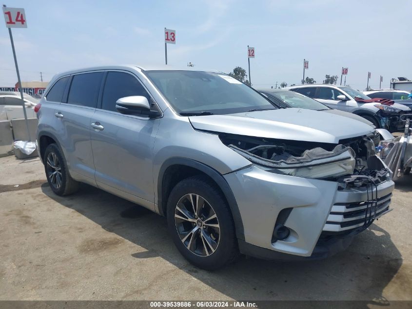 2018 TOYOTA HIGHLANDER VIN: 5TDZZRFHXJS242484