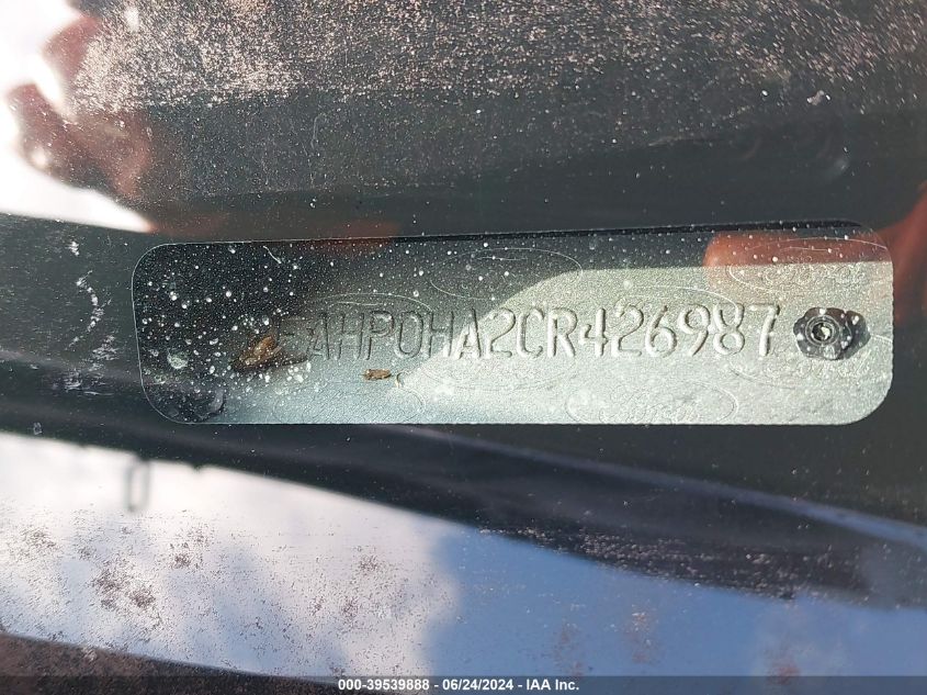 2012 Ford Fusion Se VIN: 3FAHP0HA2CR426987 Lot: 39539888