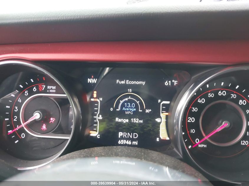 2020 Jeep Wrangler Unlimited Rubicon 4X4 VIN: 1C4HJXFG4LW311719 Lot: 39539904