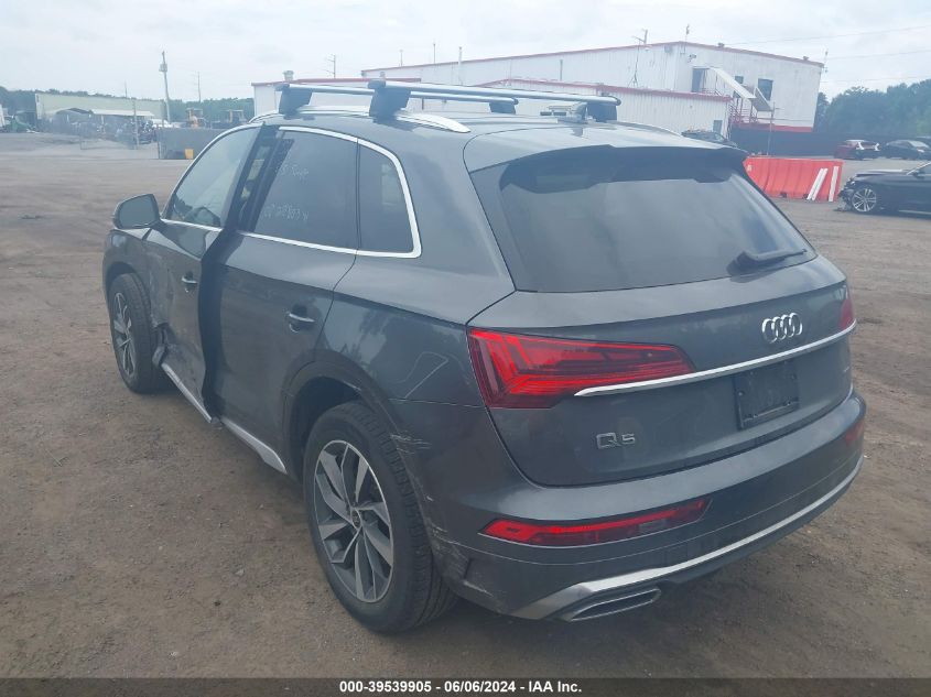 2023 Audi Q5 Premium Plus 45 Tfsi S Line Quattro VIN: WA1EAAFY0P2069186 Lot: 39539905