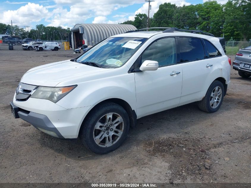 2009 Acura Mdx Technology Package VIN: 2HNYD28459H509398 Lot: 39539919