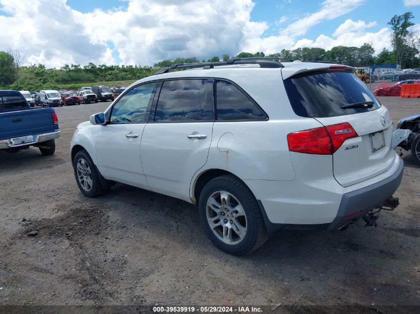 2009 Acura Mdx Technology Package VIN: 2HNYD28459H509398 Lot: 39539919