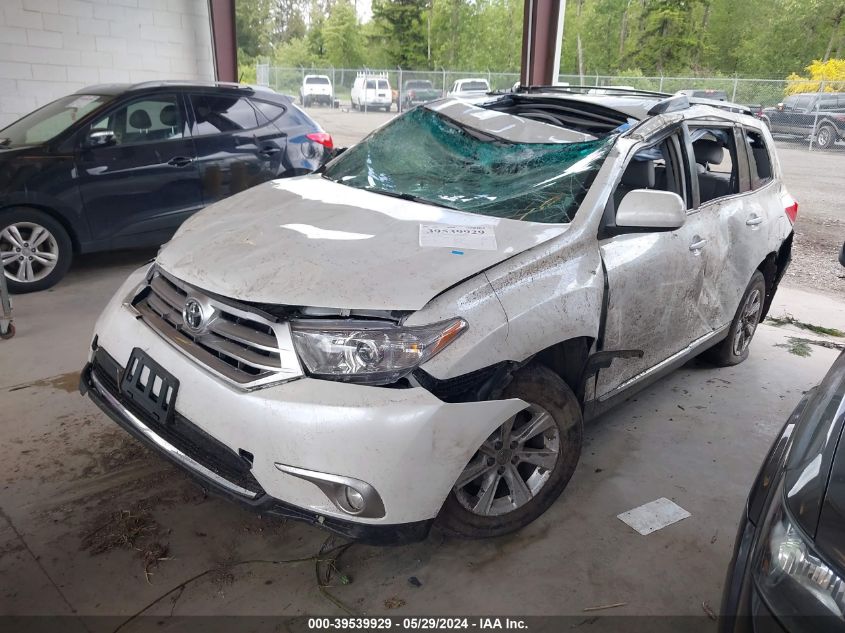 2012 Toyota Highlander Se V6 VIN: 5TDBK3EH7CS114825 Lot: 39539929