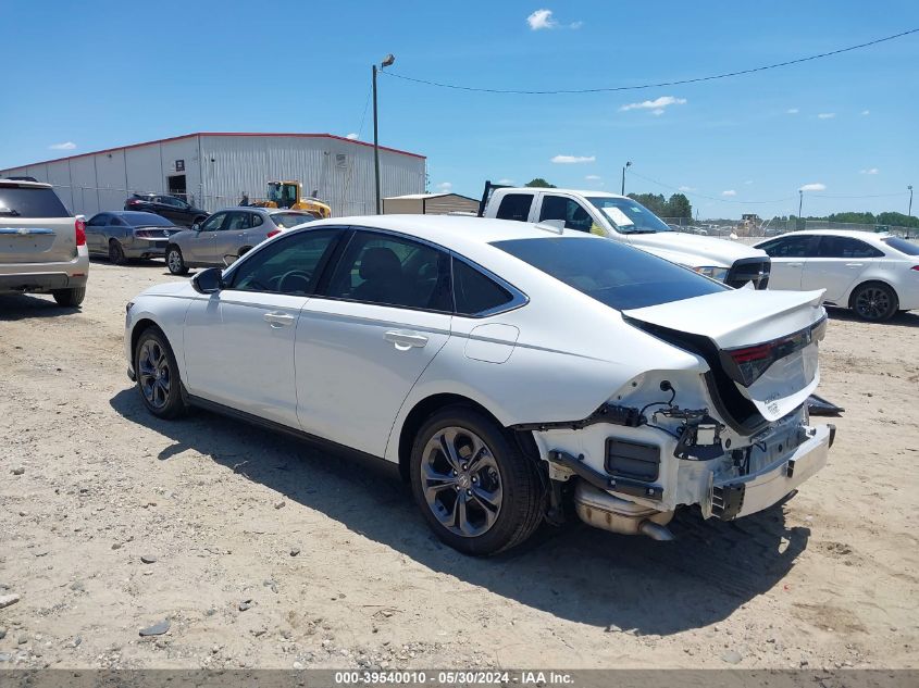 VIN 1HGCY1F30PA027525 2023 Honda Accord, EX no.3